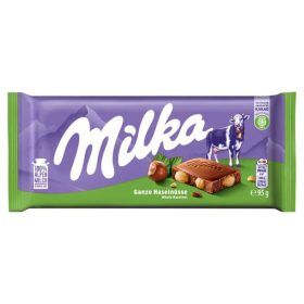 MILKA TÁBLÁS CSOKOLÁDÉ EGÉSZ MOGYORÓS 95G