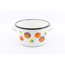 LÁBAS ZOMÁNCOZOTT MÉLY DEKOR 20CM 3,6L 1DB