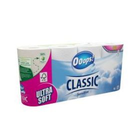 OOOPS! CLASSIC WC PAPÍR SENSITIVE 3R 8TEK