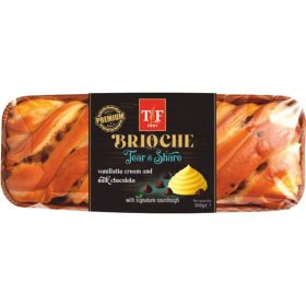 BRIOCHE FOSZLÓS KALÁCS VANÍLIA KRÉMES CSOKIDARABOS 300G