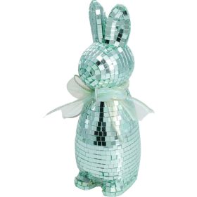   (HÚSV) HÚSVÉTI TÜKRÖS NYUSZI FIGURA 20,5CM ZÖLD C37910820 1DB