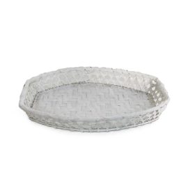 KOSÁR BAMBUSZ FEHÉR 208-01/W 25X35XH5CM 1DB