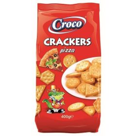 CROCO CRACKERS PIZZÁS 400G