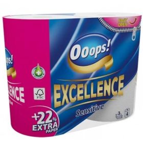 OOOPS! EXCELLENCE WC PAPÍR SENSITIVE 3R 4TEK