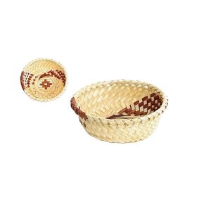 KOSÁR BAMBUSZ KEREK MINI 8-2314/S DIA 13XH4CM 1DB