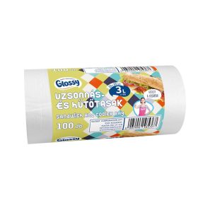 GLOSSY UZSONNÁS-HŰTŐTASAK 3L 100DB