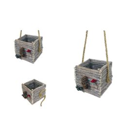 MÉCSESTARTÓ KOCKA 210-M-153 13X13XH12CM 1DB