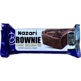 NAZARI BROWNIE KAKAÓS PISKÓTA CSOKOLÁDÉ DARABOS 60G