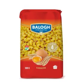   BALOGH TÉSZTA SZARVACSKA 4 TOJÁSOS VISSZAZÁRHATÓ CSOMAGOLÁS 500G