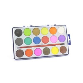 SKY ART VÍZFESTÉK + ECSET NAGY WCS18 18 SZÍN 1CS