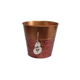   KASPÓ BÁDOG KARÁCSONYI LOGÓVAL 140-B-384/S D12X12HXD9CM 1DB