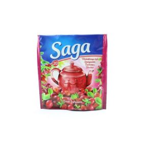 SAGA GYÜMÖLCSTEA VÖRÖSÁFONY 20X1,7G