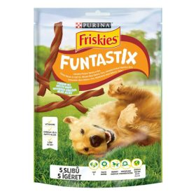 FRISKIES FUNTASTIX BACON SAJT KUTYA JUTALOMFALAT 175G