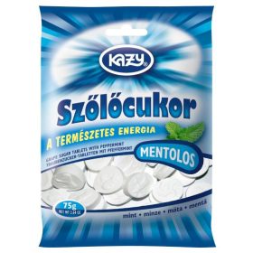 KAZY SZŐLŐCUKOR BORSMENTÁS 75G