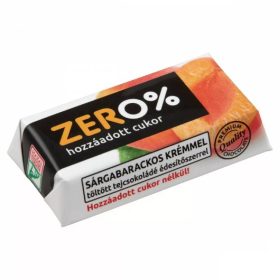 SZERENCSI ZERO TEJCSOKOLÁDÉ SZELET SÁRGABARACK 21G