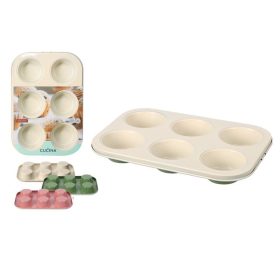MUFFINSÜTŐ TEFLON 6 RÉSZES 26,5X18,5X3CM 170486930 1DB