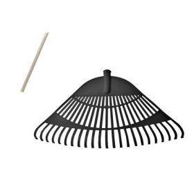 LOMBSEPRŰ MŰANYAG+NYÉL FEKETE 55CM 1DB