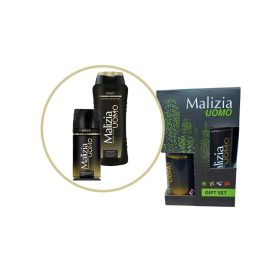   MALIZIA DÍSZDOBOZ UOMO BIPACK FÉRFI GOLD TUSFÜRDŐ 250ML+DEO 150ML 1CS