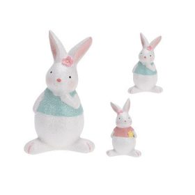 (HÚSV) HÚSVÉTI NYUSZI FIGURA FIÚ/LÁNY 15CM 1DB