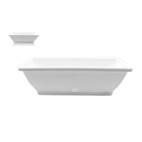 VIKTORIA VIRÁGLÁDA+ALÁTÉT FEHÉR 50CM 1DB