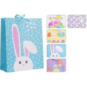  (HÚSV) AJÁNDÉKTASAK 32X26CM NYUSZIK TOJÁSOK AB8800510 1DB