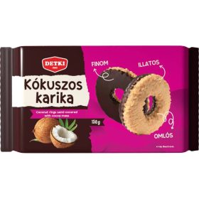 DETKI KÓKUSZOS KARIKA ÉTBEVONÓVAL FÉLIG MÁRTVA 150G