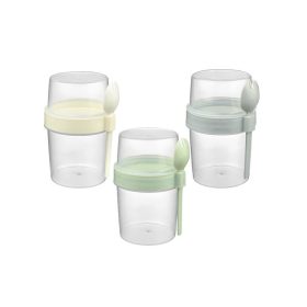 POHÁR JOGHURTOS MŰZLIS KANÁLLAL MŰANYAG 550ML TP764 1DB